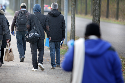 Tijdelijke noodopvang asielzoekers in Bankenbosch